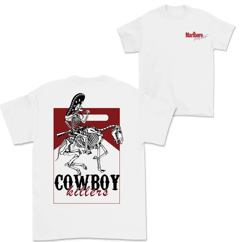 Vintage Wild West Shirt,  Marlboro T-shirt For Women For Men Hoodie, Sweatshirt | HypeDripTees.com
