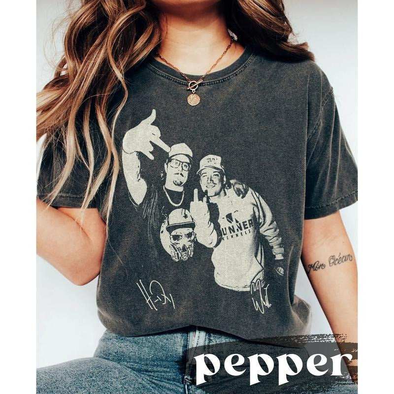 Vintage Y2k Hardy & Wallen 2024 Music Comfort Colors Shirt Best Price Hoodie, Sweatshirt | HypeDripTees.com