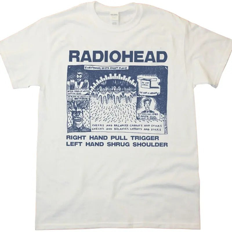 Vintage rock band Shirt, RadIo Band Retro Concert T-shirt Hoodie, Sweatshirt | HypeDripTees.com