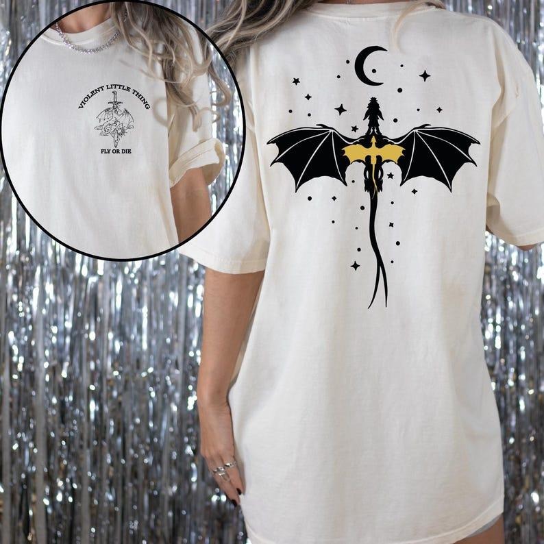 Violent Little Thing Fourth Wing Shirt , Dragon Riders Quadrant Shirt, Fly Or Die Shirt, VLB921 Hoodie, Sweatshirt