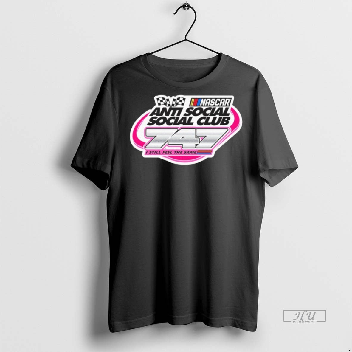 Viral Anti Social Social Club Nascar 747 Tee Shirt Sweater