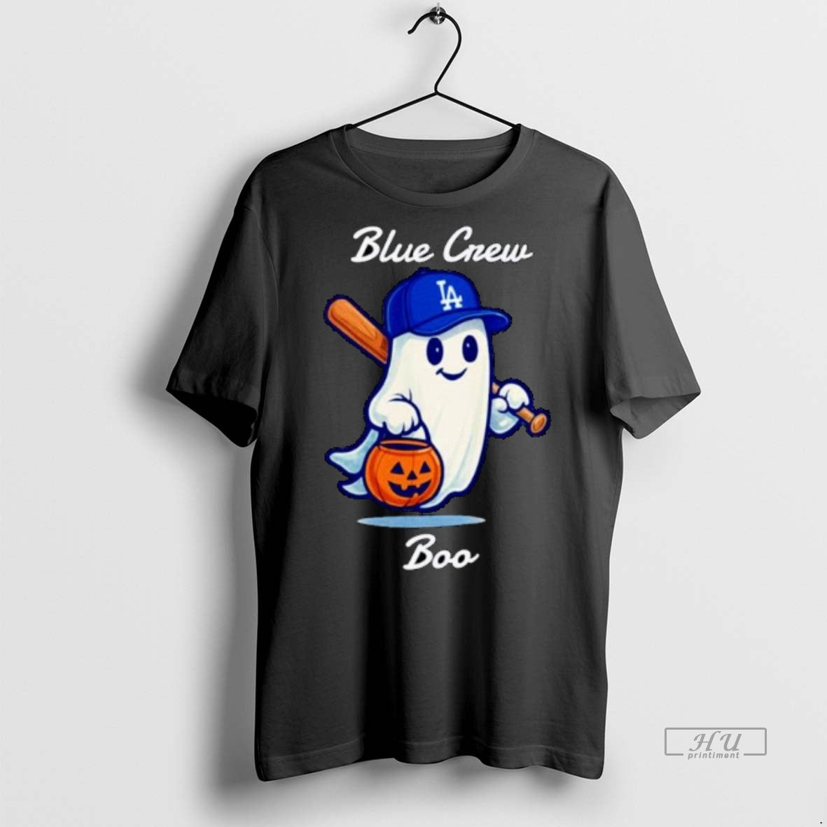Viral Blue Crew Dodgers Happy Halloween Boo Ghost Ornaments Tee Shirt Sweater