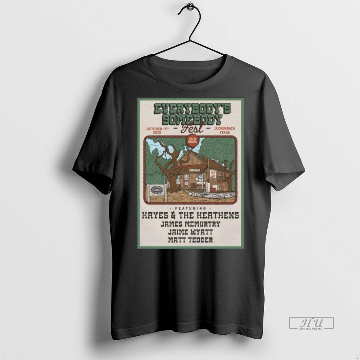 Viral Hayes Carll October 11 2025 Everybodys Somebody Fest Luckenbach Tx Long Sleve