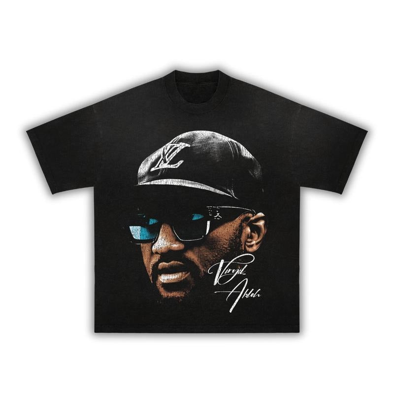 Virgil Big Face Cotton T-Shirt for Men, Oversized Fit Hoodie, Sweatshirt | HypeDripTees.com