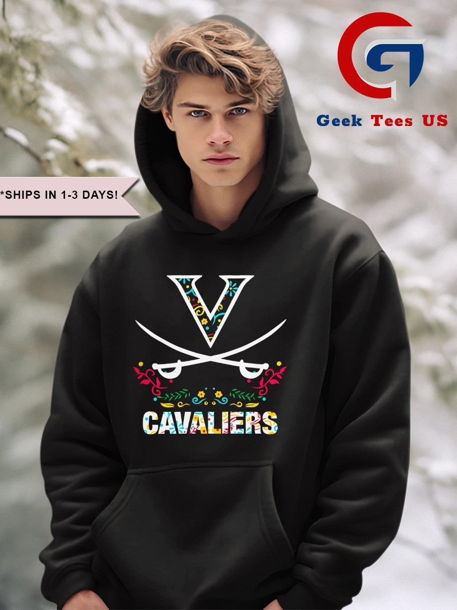 Virginia Cavaliers College Football Dia De Los Muertos 2025 shirt