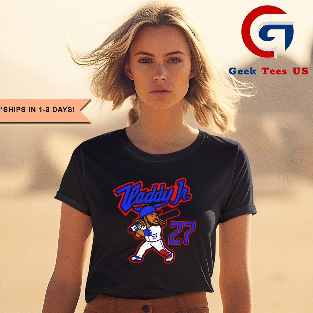 Vladimir Guerrero Jr. Toronto Blue Jays baseball cartoon shirt