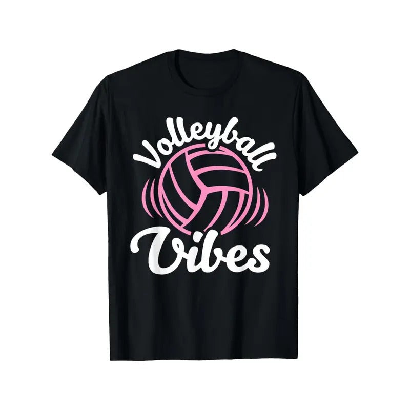 Volleyball Vibes Volleyball Shirt For Girls Teens Women T-Shirt Made in USA Hoodie, Sweatshirt | HypeDripTees.com