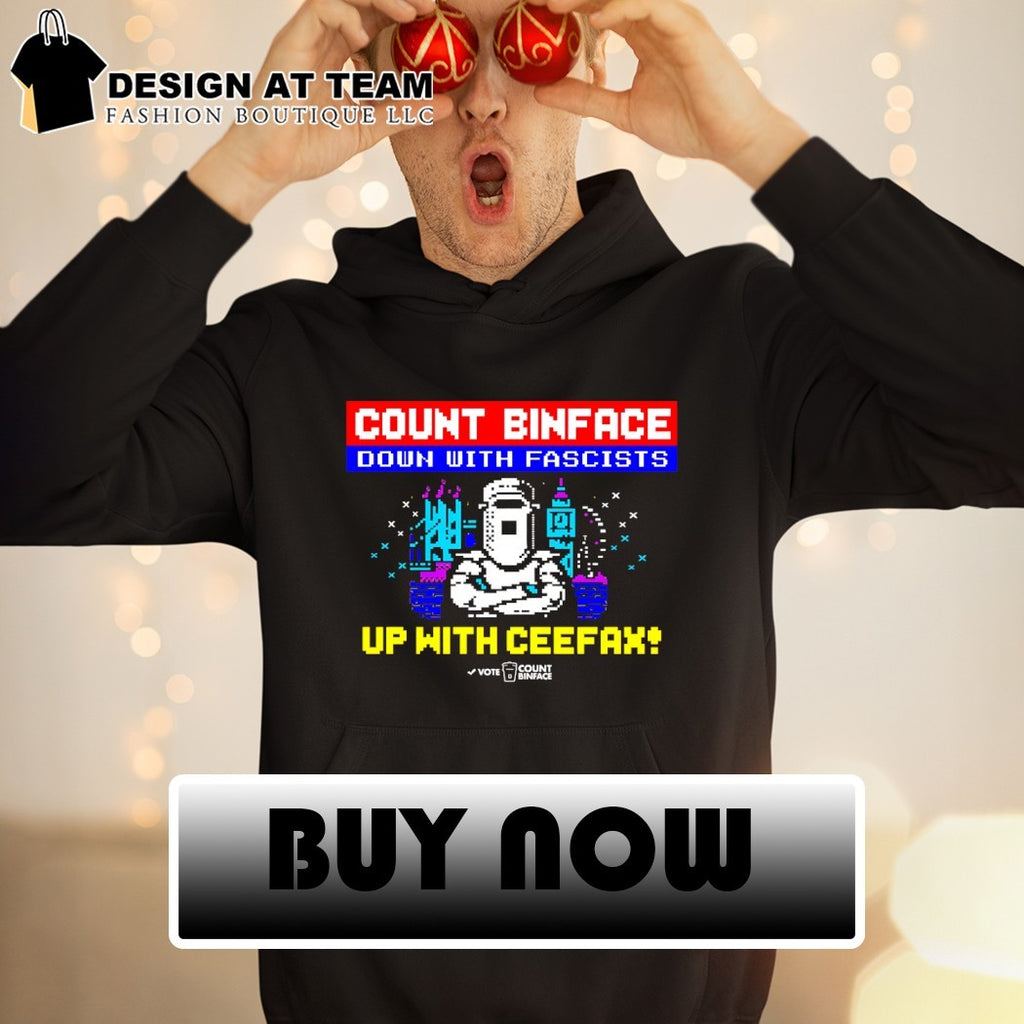 Vote Binface Clacton 2026 Down With Fascists Up With Ceefax Uk Political shirt