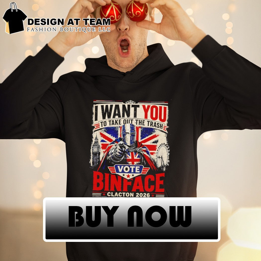 Vote Binface Clacton I Want You To Take Out The Trash UK Election shirt