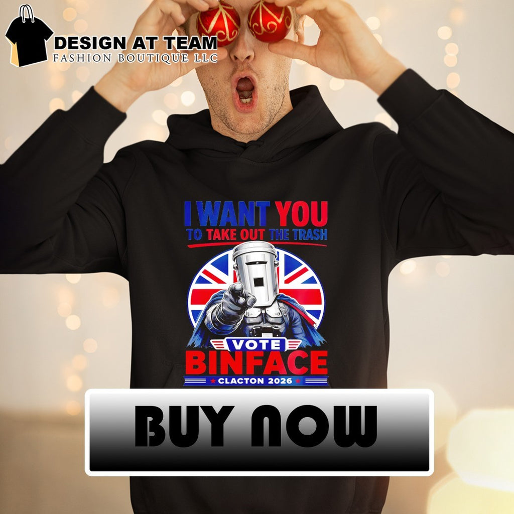 Vote Binface Clacton I Want You To Take Out The Trash Vote Binface Clacton 2026 UK flag Political shirt