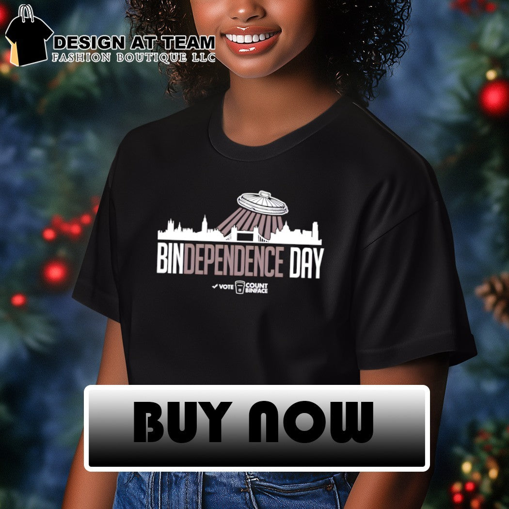 Vote Count Binface Bindependence Day Bin Day Is Coming Political shirt