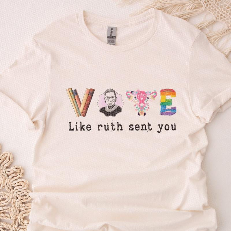 Vote Like Ruth Sent You T-Shirt, Comfort Color Election 2024 Shirtttttttttt Hoodie, Sweatshirt | HypeDripTees.com