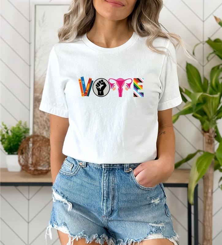 Vote Shirt, Banned Books Shirt, Reproductive Rights Tee, BLM Shirts, Political Activism Shirt, Electionnnnn Tshirtssss...