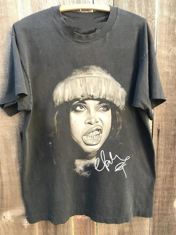 Vtg Erykah Badu Signature Cotton Black Full Size Shirt For Men Women AM071 Hoodie, Sweatshirt | HypeDripTees.com
