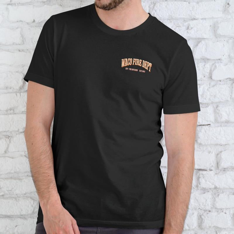 WACO FIRE DEPT ATF FBI DIVISION T-Shirt Unisex Cotton Graphic Tee Size Medium Casual Wear Support Team Hoodie, Sweatshirt