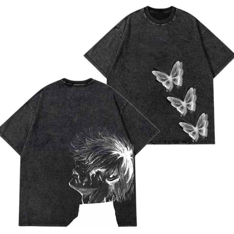 WASH T-SHIRT - Jujutsu Kaisen Vintage T Shirt