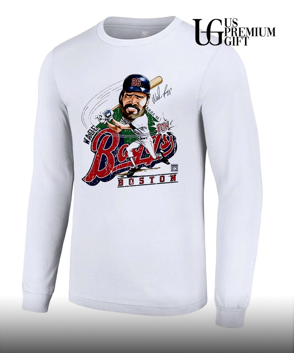 Wade Boggs Boston Red Sox baseball 2026 signature caricature shirt