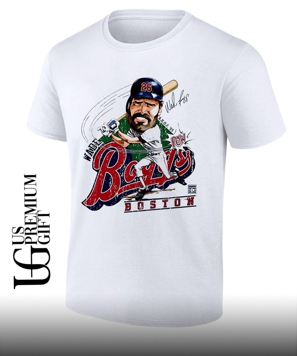 Wade Boggs Boston Red Sox baseball 2026 signature caricature shirt