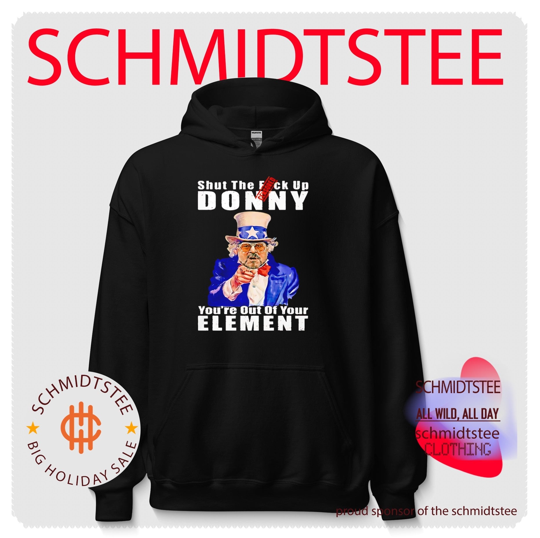 Walter Sobchak Shut The Fuck Up Donny Youre Out Of Your Element Anti Trump shirt