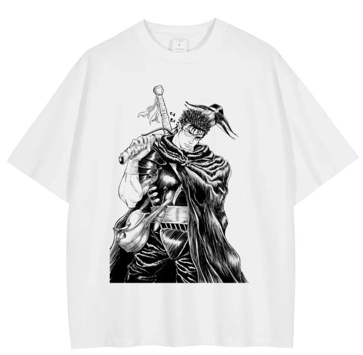 Wanderer Vintage Oversized Anime Manga Unisex T-Shirt , Anime Manga T-Shirt, Gift For Him