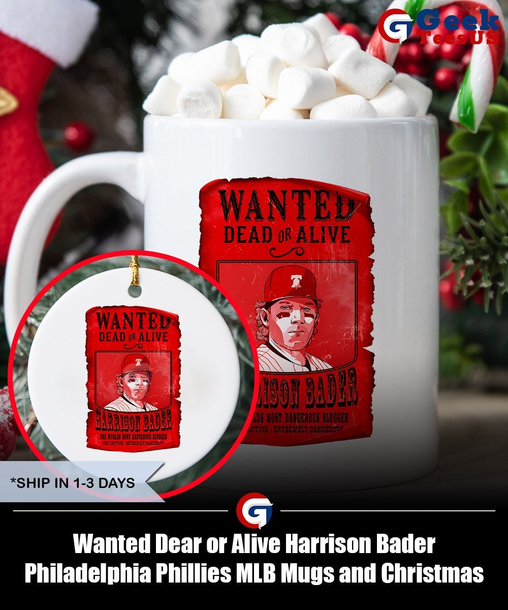 Wanted Dear or Alive Harrison Bader Philadelphia Phillies MLB shirt