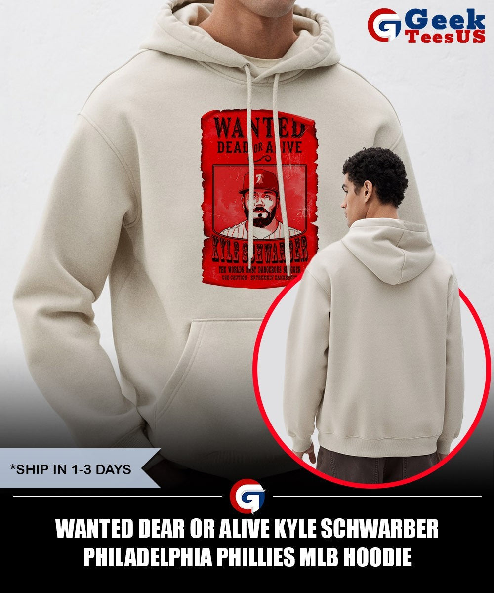 Wanted Dear or Alive Kyle Schwarber Philadelphia Phillies MLB shirt