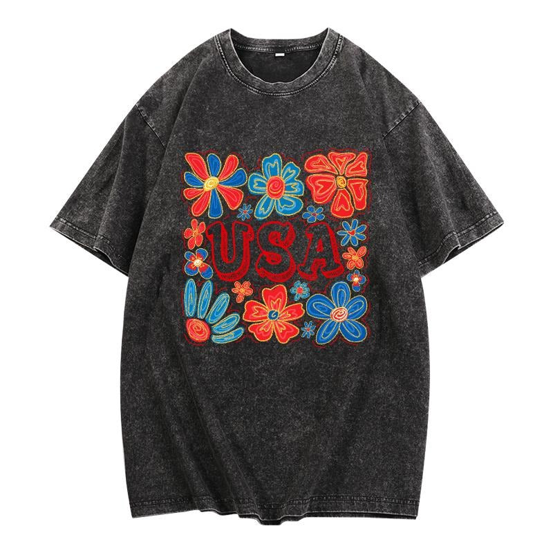 Washed T - Shirt for Festive Fun: Flaunt 'Chicka Boom Boom Hoodie, Sweatshirt | HypeDripTees.com