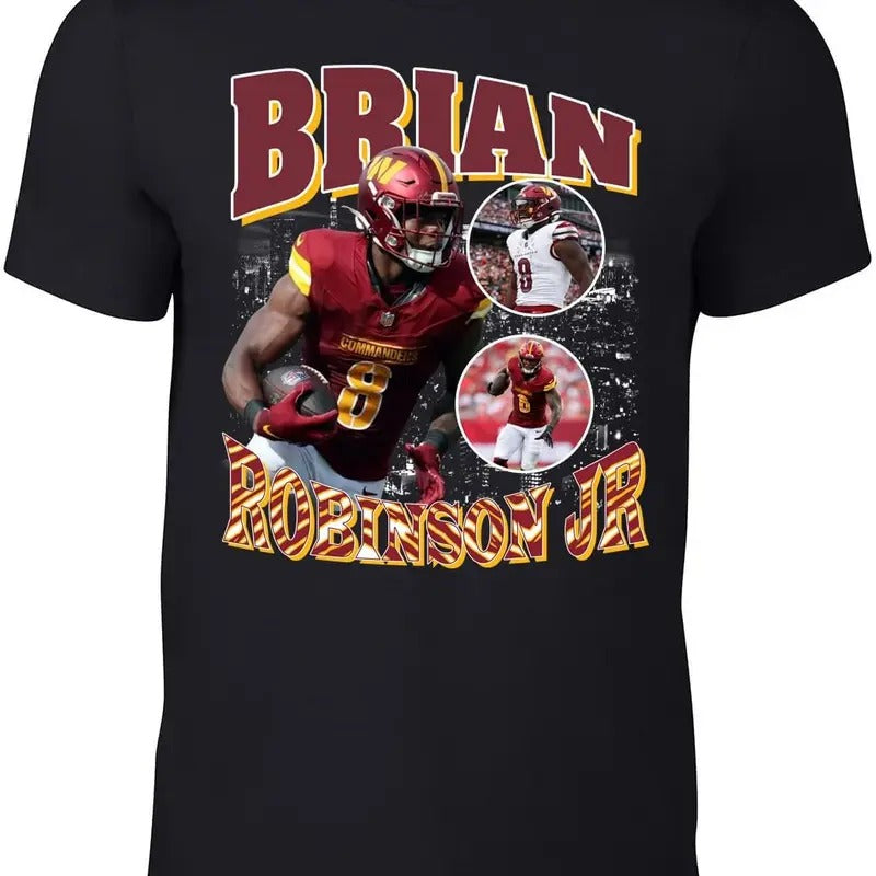 Washington Brian Robinson Jr Bootleg Style T-Shirt Hoodie, Sweatshirt | HypeDripTees.com