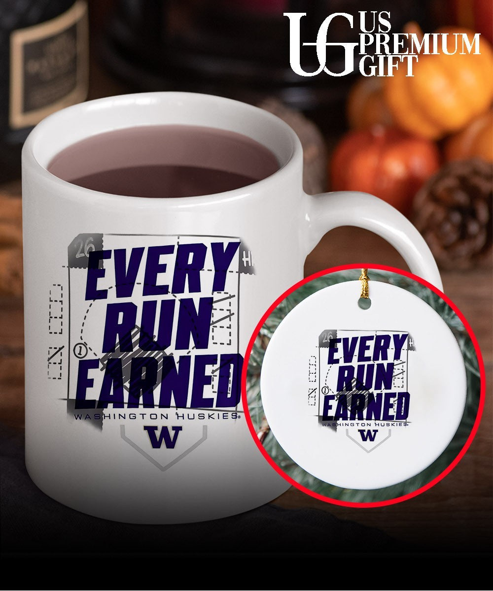 Washington Huskies Game Plan Baseball Every Run Earned 2026 shirt
