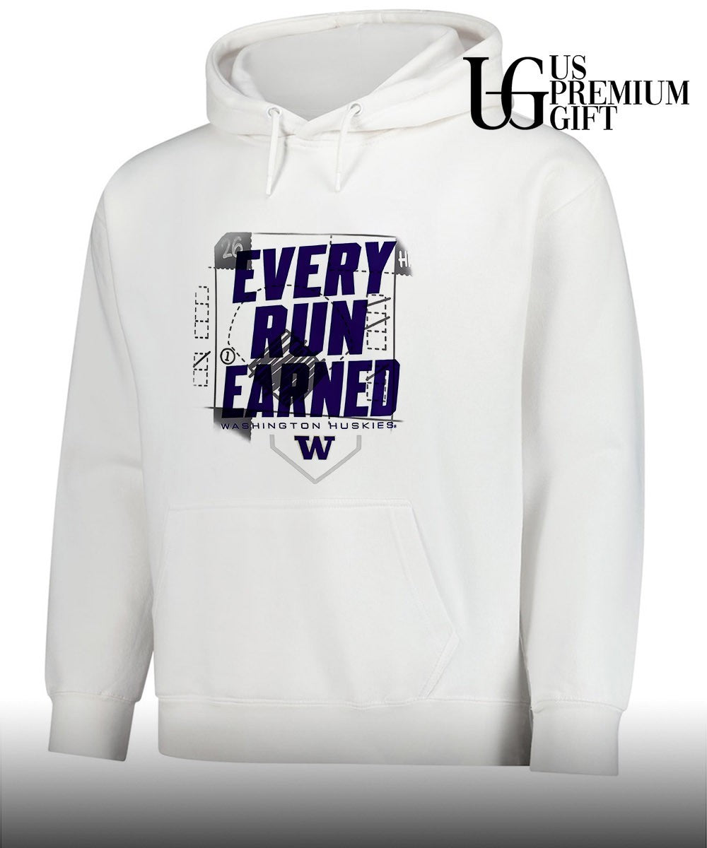 Washington Huskies Game Plan Baseball Every Run Earned 2026 shirt