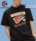 Washington Huskies basketball retro swish shirt