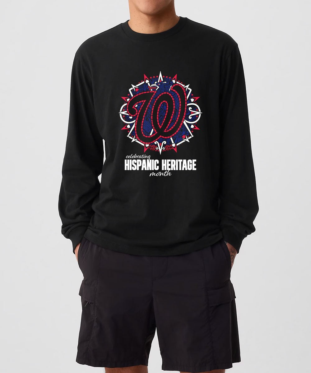 Washington Nationals celebrating Hispanic Heritage month 2025 shirt