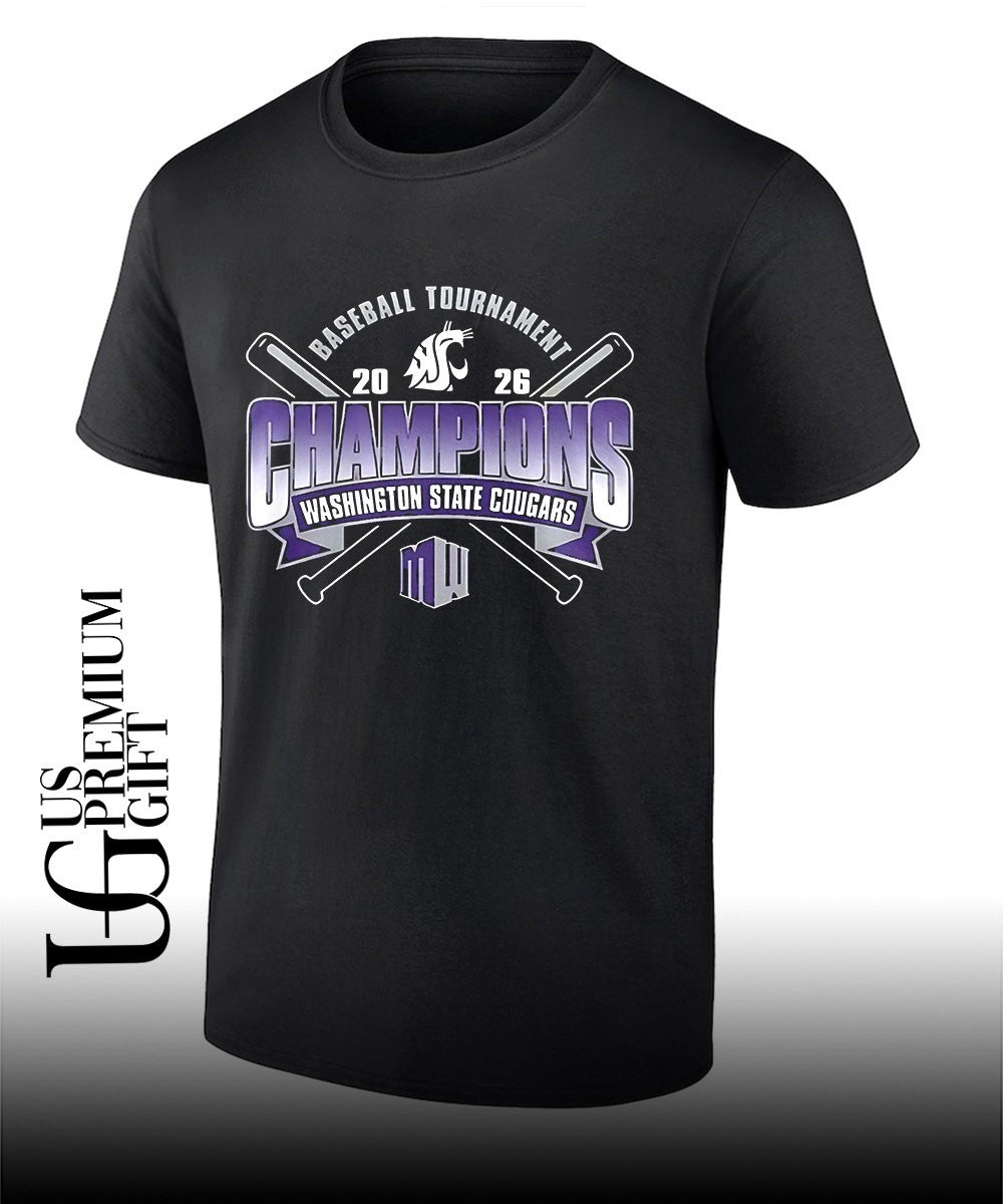 Washington State Cougars 2026 Mountain West Baseball Champions shirt