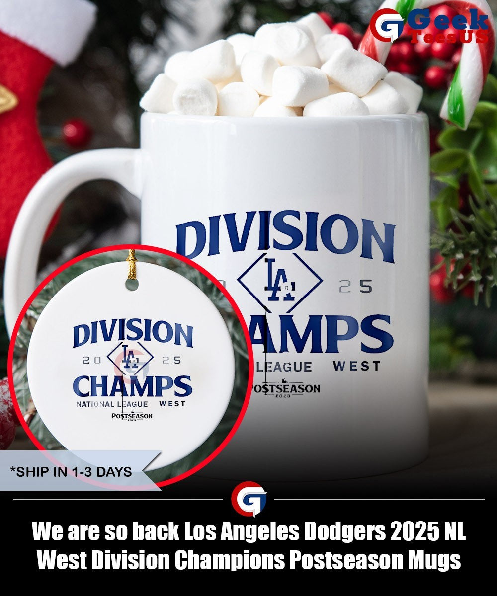 We are so back Los Angeles Dodgers 2025 NL West Division Champions Postseason shirt