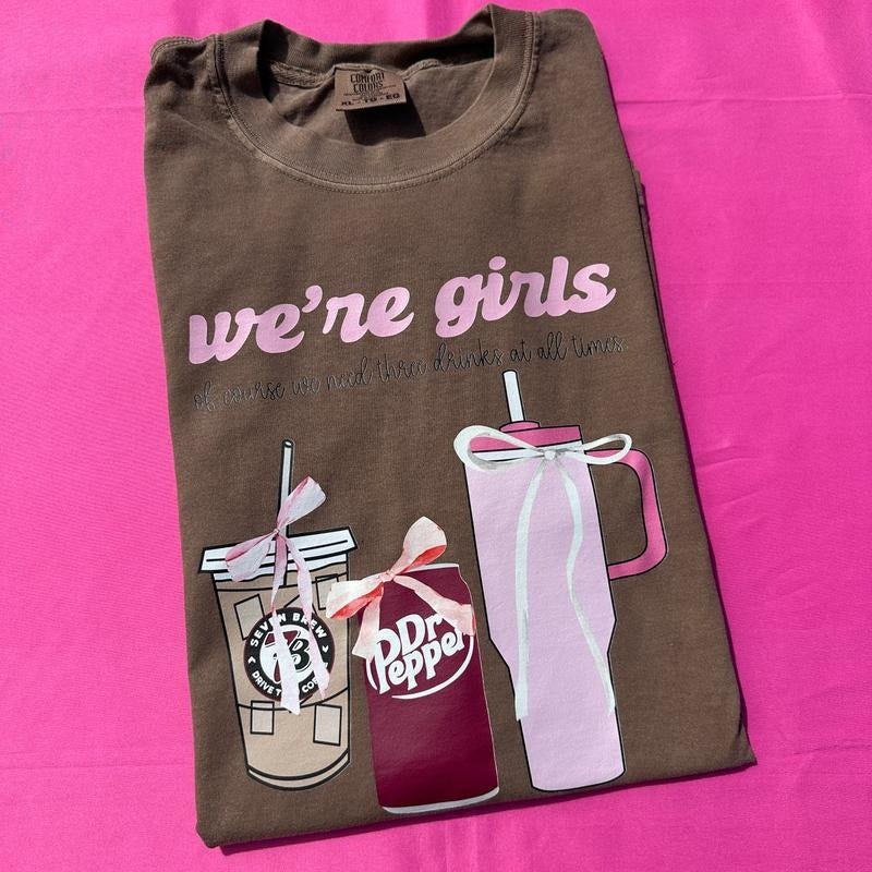 We're Girls Comfort Colors T-Shirt 'NLB' Hoodie, Sweatshirt | HypeDripTees.com