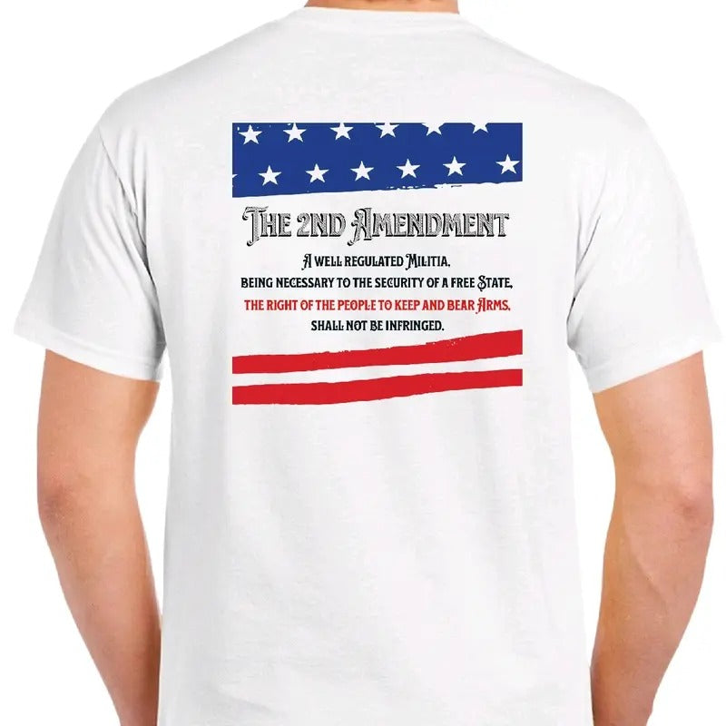 We the People shall not be infringed T-shirts.  Menswear Cotton Top Clothing, Casual t shirt tiktok shop Hoodie, Sweatshirt