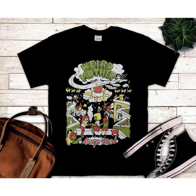 Weird Mother 90s Explosion Shirt, unisex sizing Hoodie, Sweatshirt | HypeDripTees.com