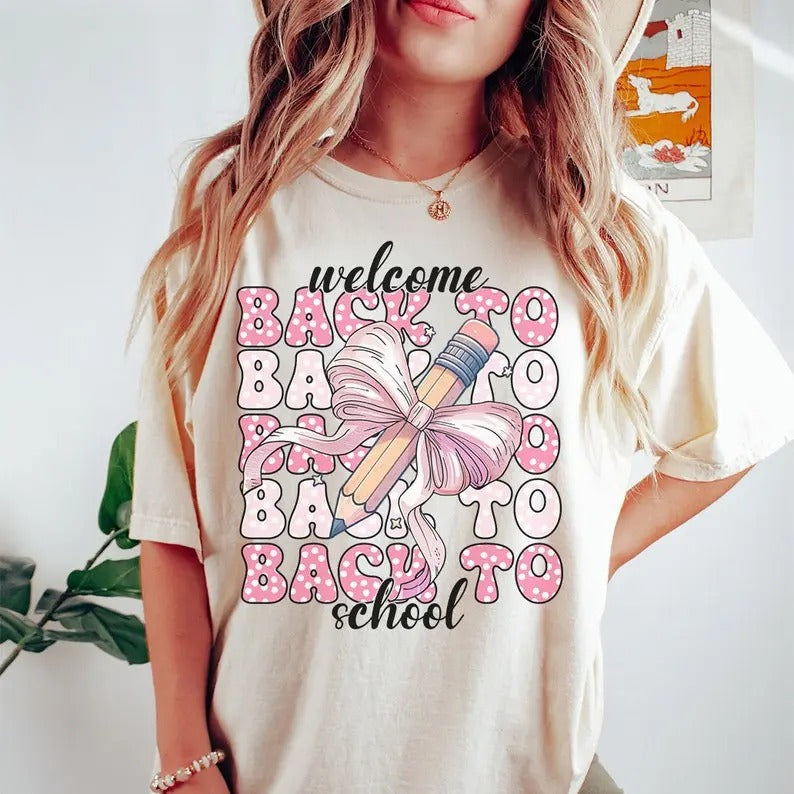 Welcome Back To School T-shirt, 1st day of school shirt, Back To School shirt, First Day Of School shirt, Hello School...