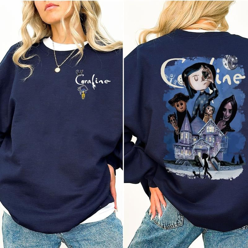Welcome Home Sweatshirt, Halloween Crewneck Sweatshirt T-Shirts, Hoodie | HypeDripTees.com