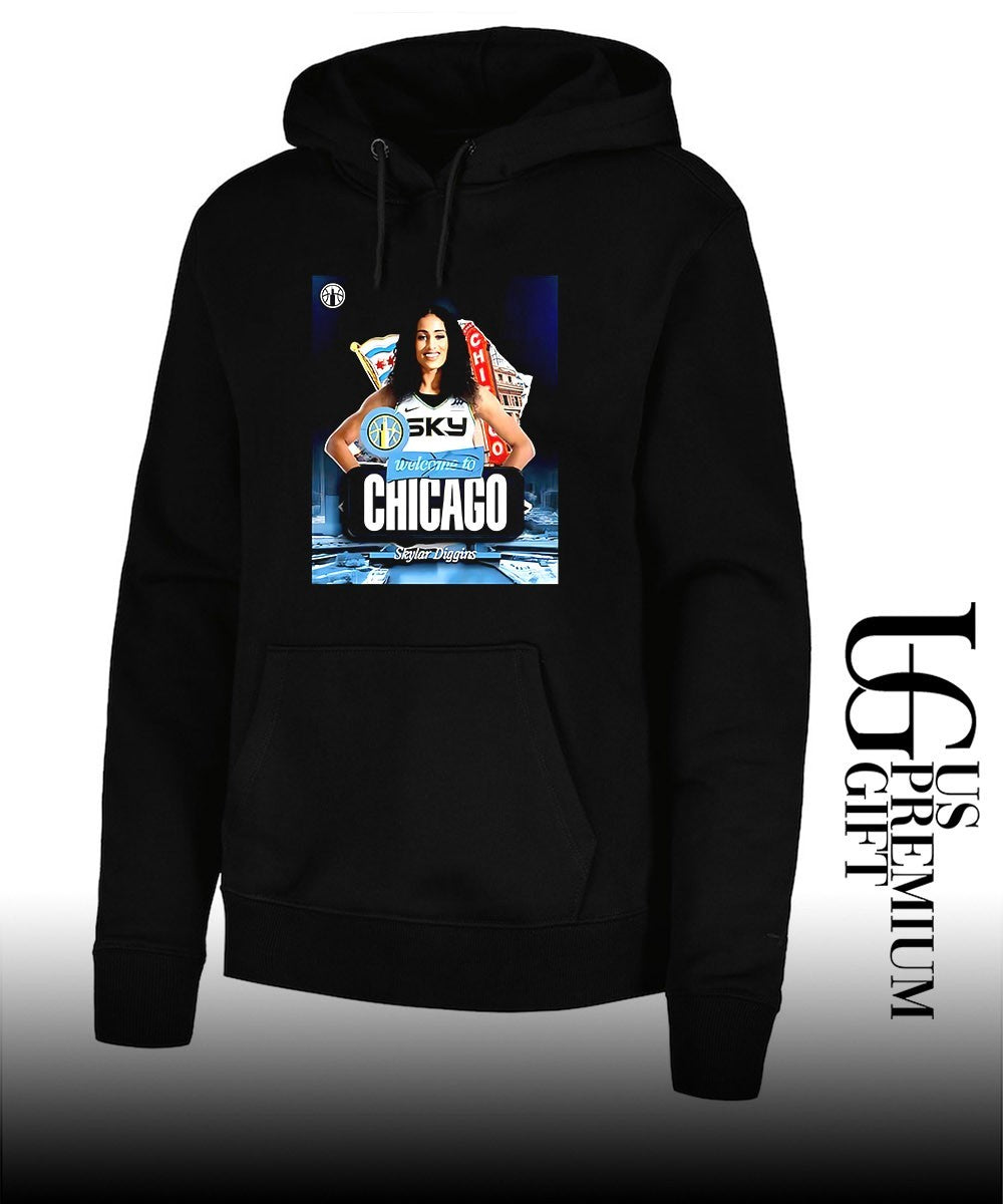 Welcome Skylar Diggins to Chicago Sky WNBA 2026 shirt