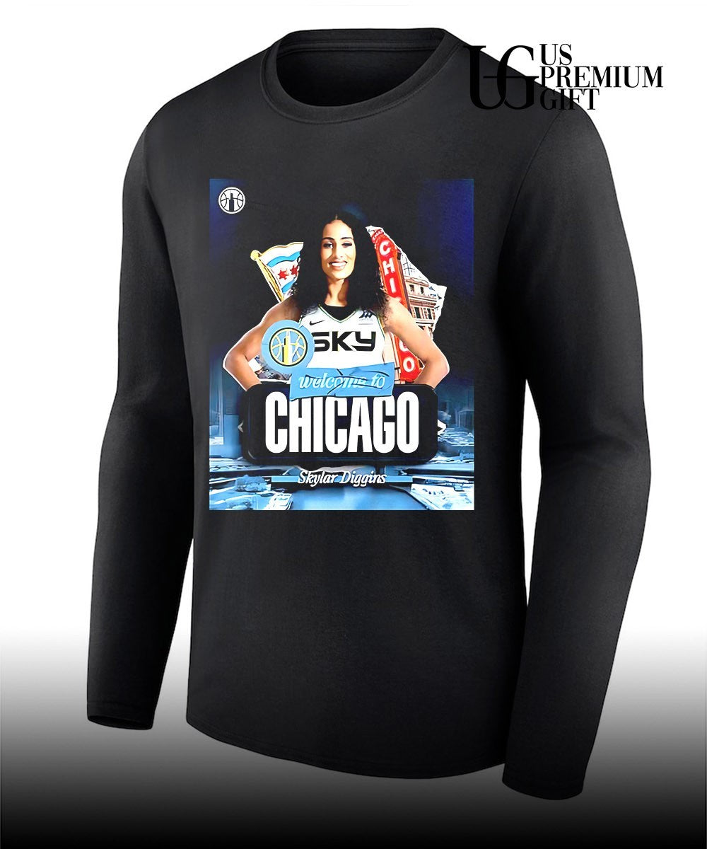 Welcome Skylar Diggins to Chicago Sky WNBA 2026 shirt