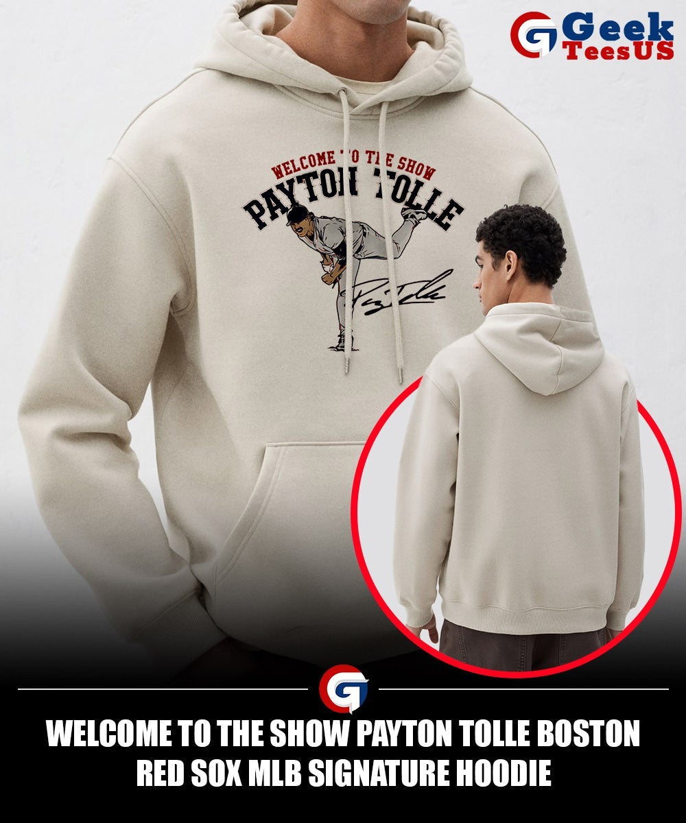 Welcome to the Show Payton Tolle Boston Red Sox MLB signature shirt