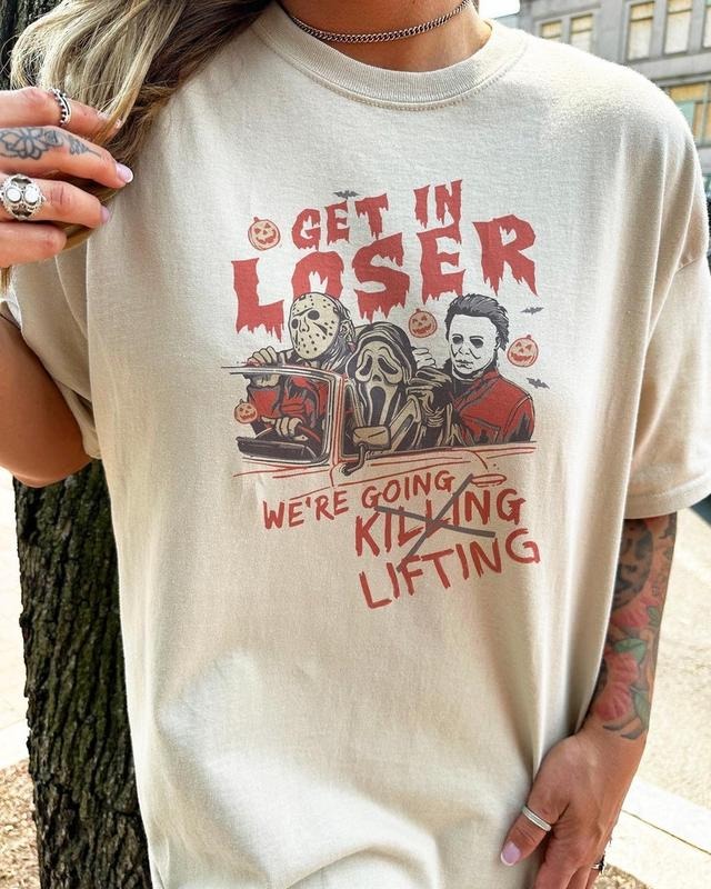 Were Going Lifting Gym Shirt, Retro Halloween Tshirt, Horror Gym Shirt, Weightlifting Shirt, Gym Pump Cover, Workout...