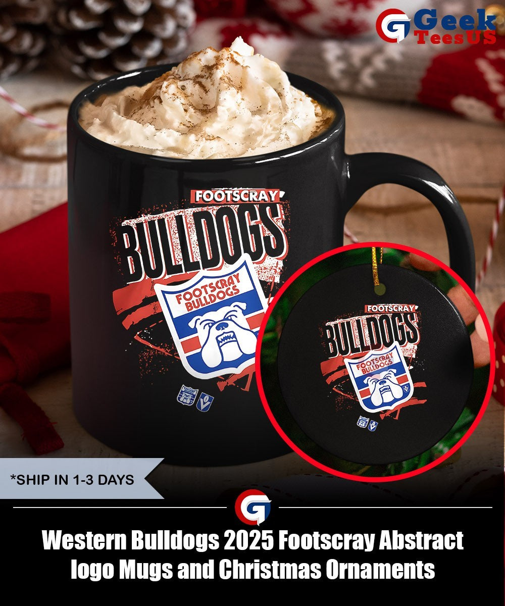 Western Bulldogs 2025 Footscray Abstract logo shirt