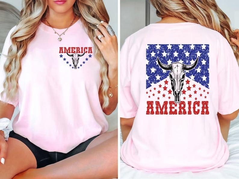 Western Fourth of July Shirt, 4th of July Shirt, USA Shirt, Retro America Shirt, Country Western Shirt, Indepence day...