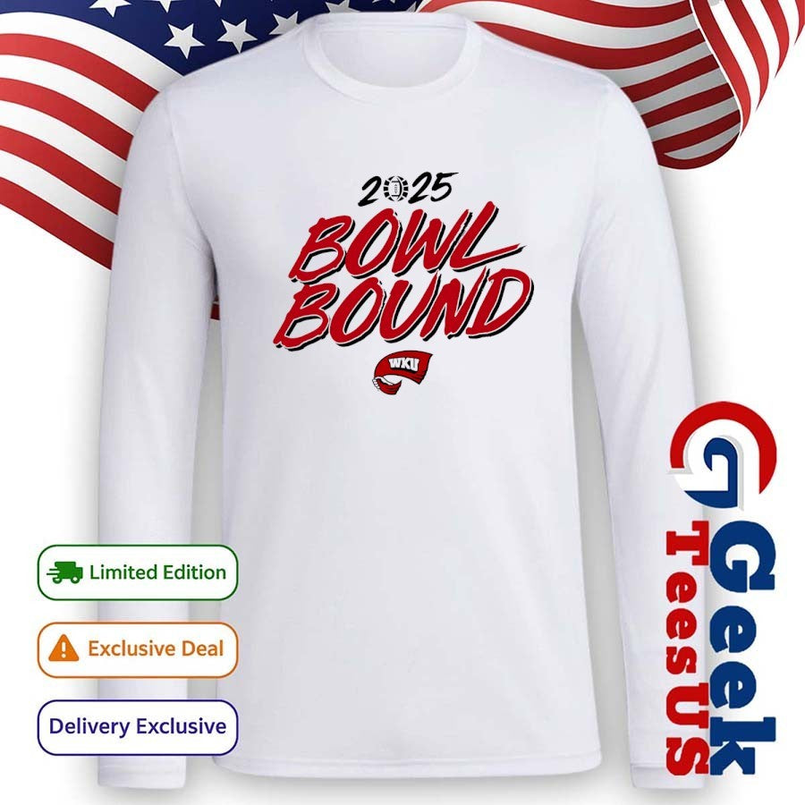Western Kentucky Hilltoppers football Bowl Bound 2025 shirt