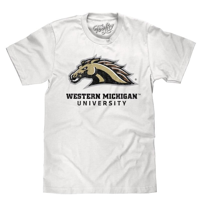 Western Michigan University Broncos T-Shirt - White Hoodie, Sweatshirt | HypeDripTees.com