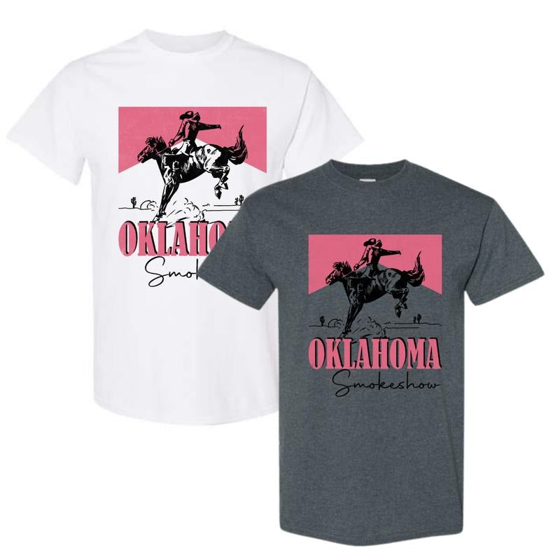 Western Oklahoma Smokeshow Cowboy Rodeo Shirt, Unisex Shirt. Hoodie, Sweatshirt | HypeDripTees.com