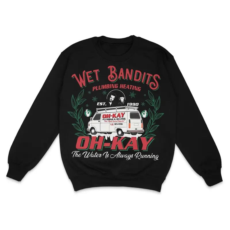 Wet Bandits Custom Printed Sweatshirt T-Shirts, Hoodie | HypeDripTees.com