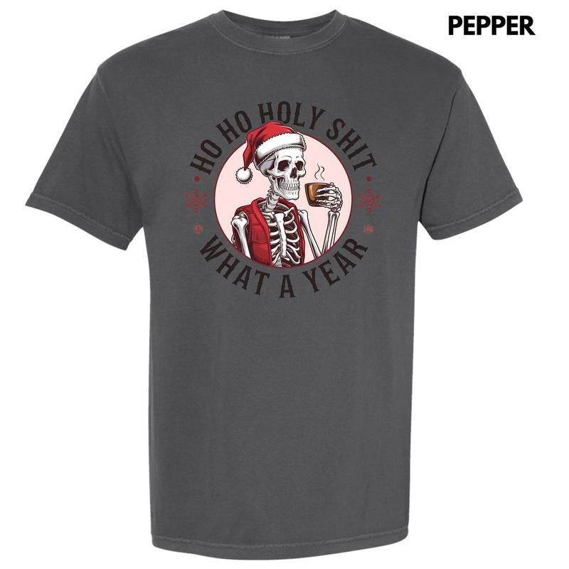 What A Year Skeleton Comfort Colors T-Shirt 'NLB' Hoodie, Sweatshirt | HypeDripTees.com